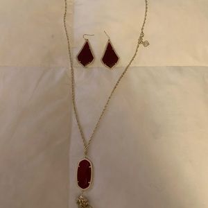 Kendra Scott red jewelry pieces